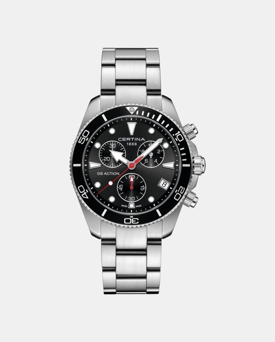 Imagen 0 de Reloj de hombre DS Action C0484171105100 cronógrafo de acero Negro