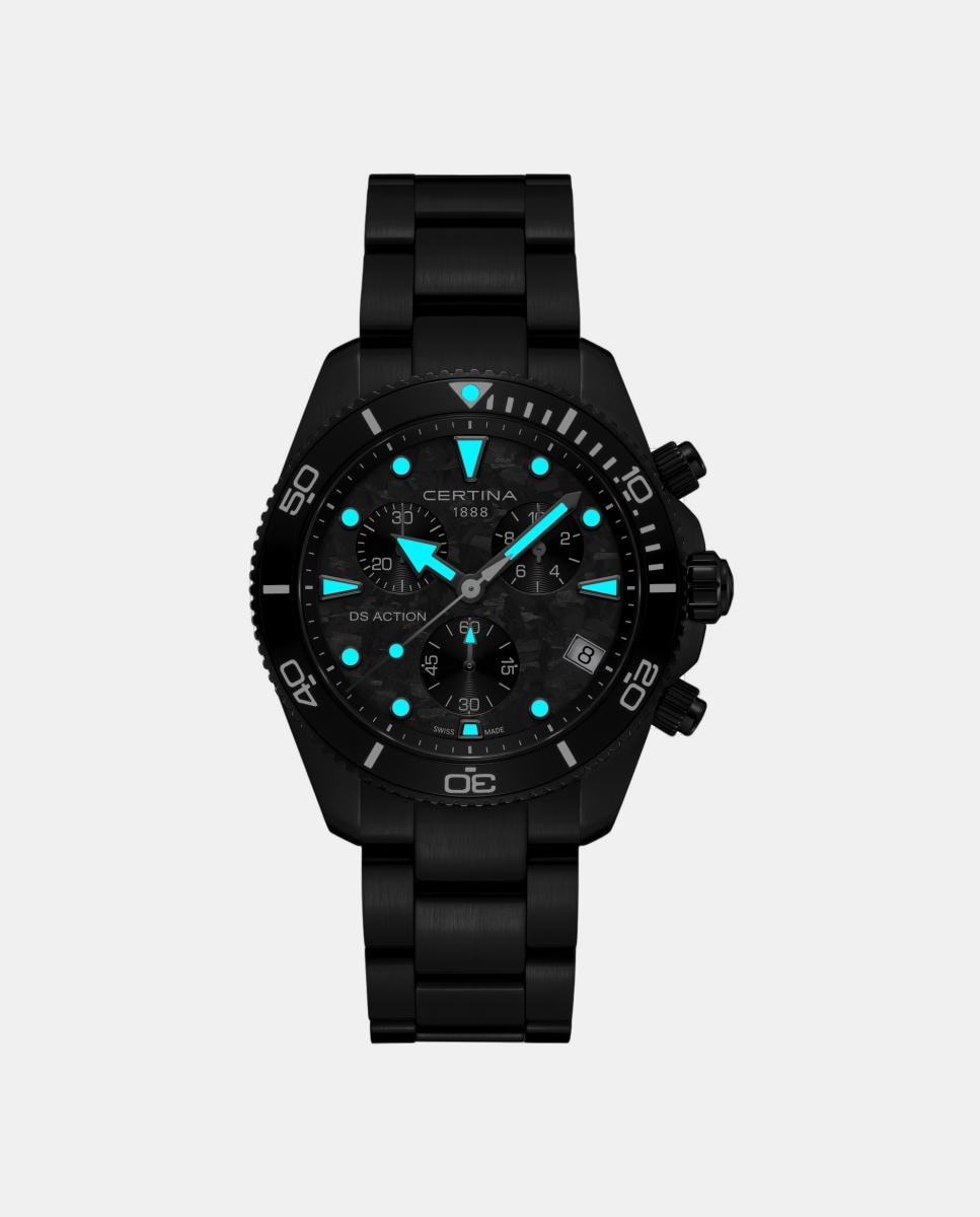 Reloj de hombre DS Action C0484173320100 cronógrafo de acero - Certina - Negro Negro-5
