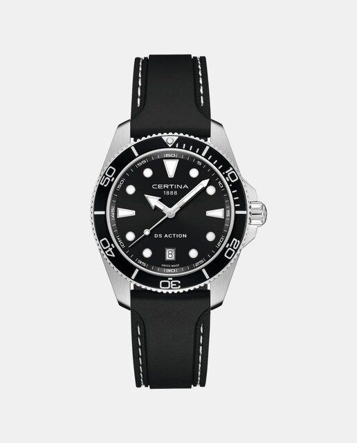 Reloj de hombre DS Action C0484101705100 de caucho negro