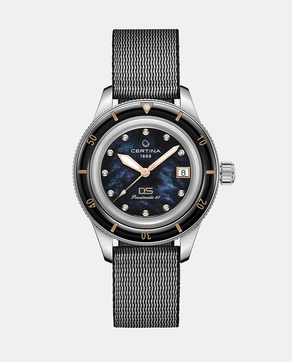 Imagen 0 de Reloj de mujer Automático DS PH200M Lady C0362071812600 Tide textil gris Azul