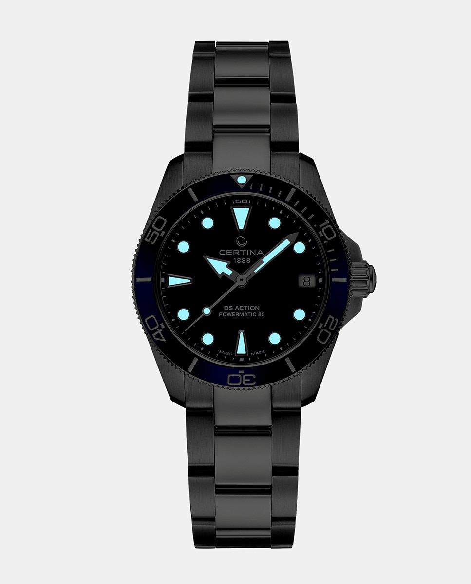 Reloj de mujr DS Action Diver C0320071104100 automático de acero - Certina - Azul Azul-2