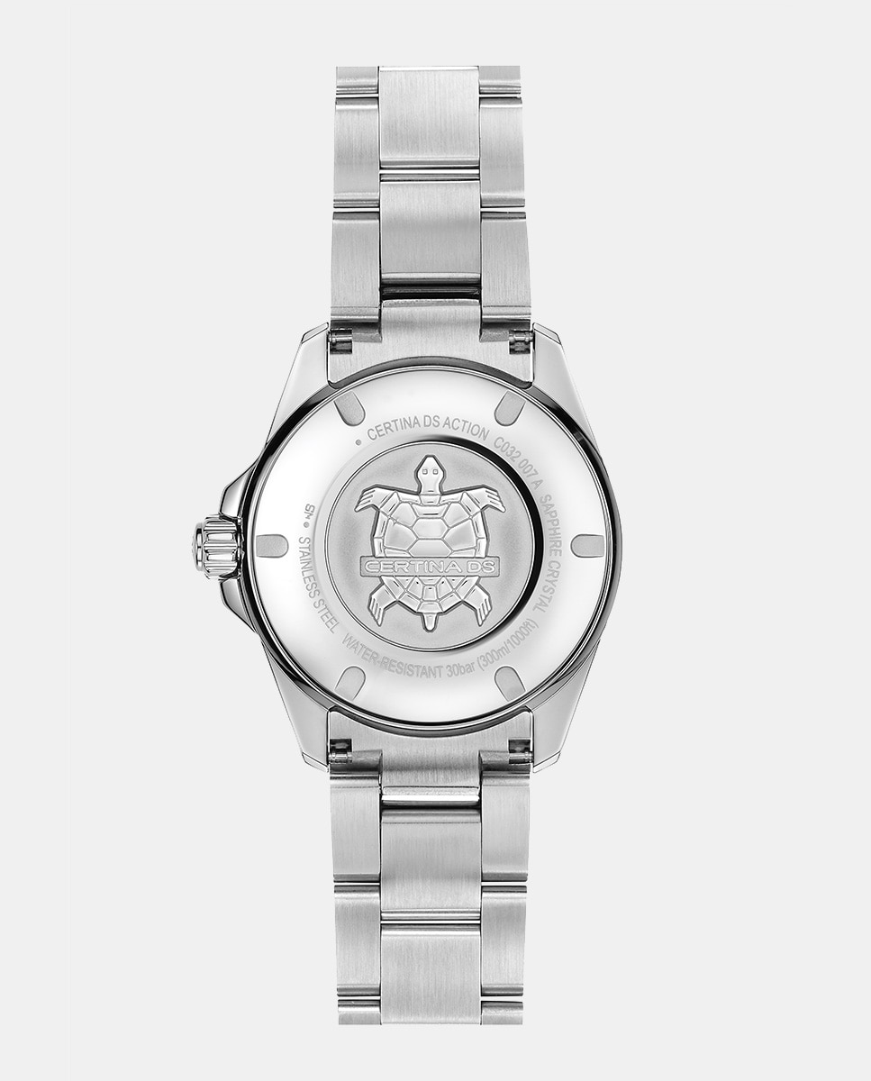 Reloj de mujr DS Action Diver C0320071104100 automático de acero - Certina - Azul Azul-4