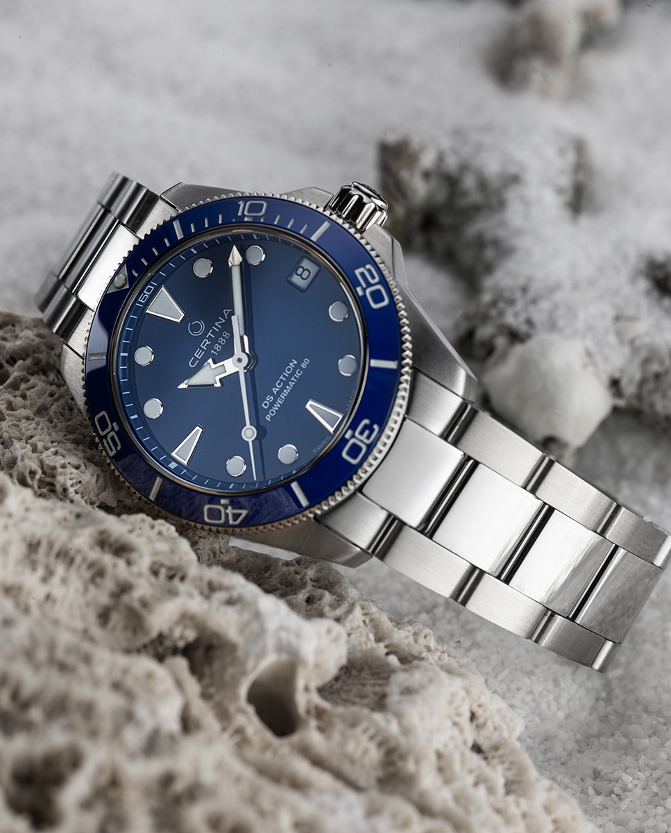 Reloj de mujr DS Action Diver C0320071104100 automático de acero - Certina - Azul Azul-5