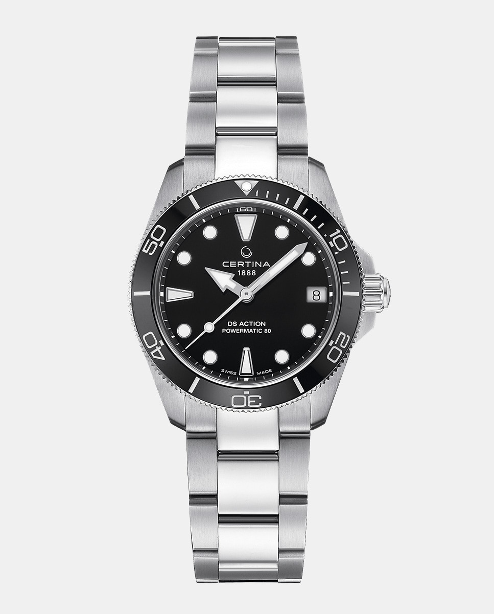 Imagen 0 de Reloj de mujr DS Action Diver C0320071105100 automático de acero Negro