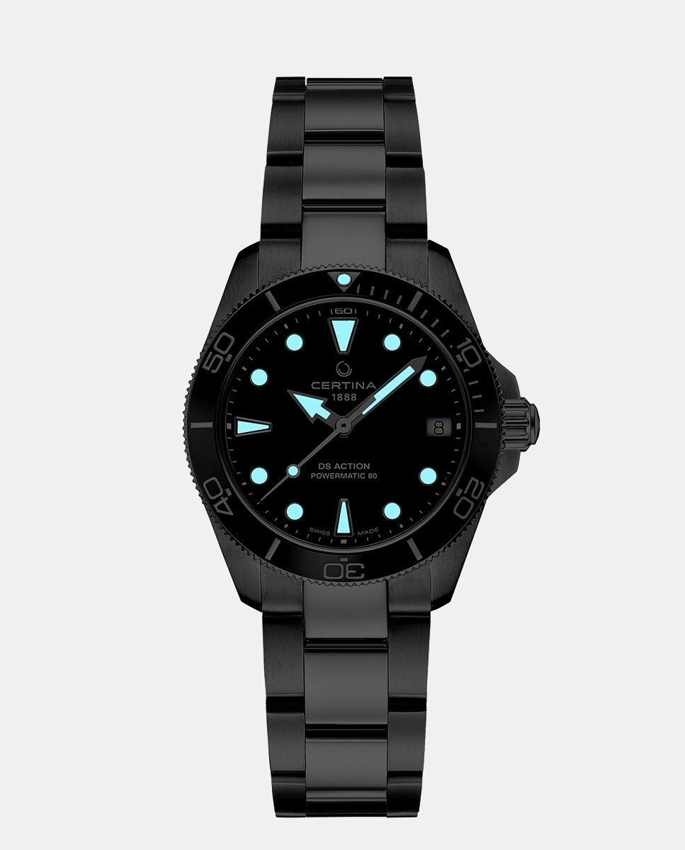 Reloj de mujr DS Action Diver C0320071105100 automático de acero - Certina - Negro Negro-3