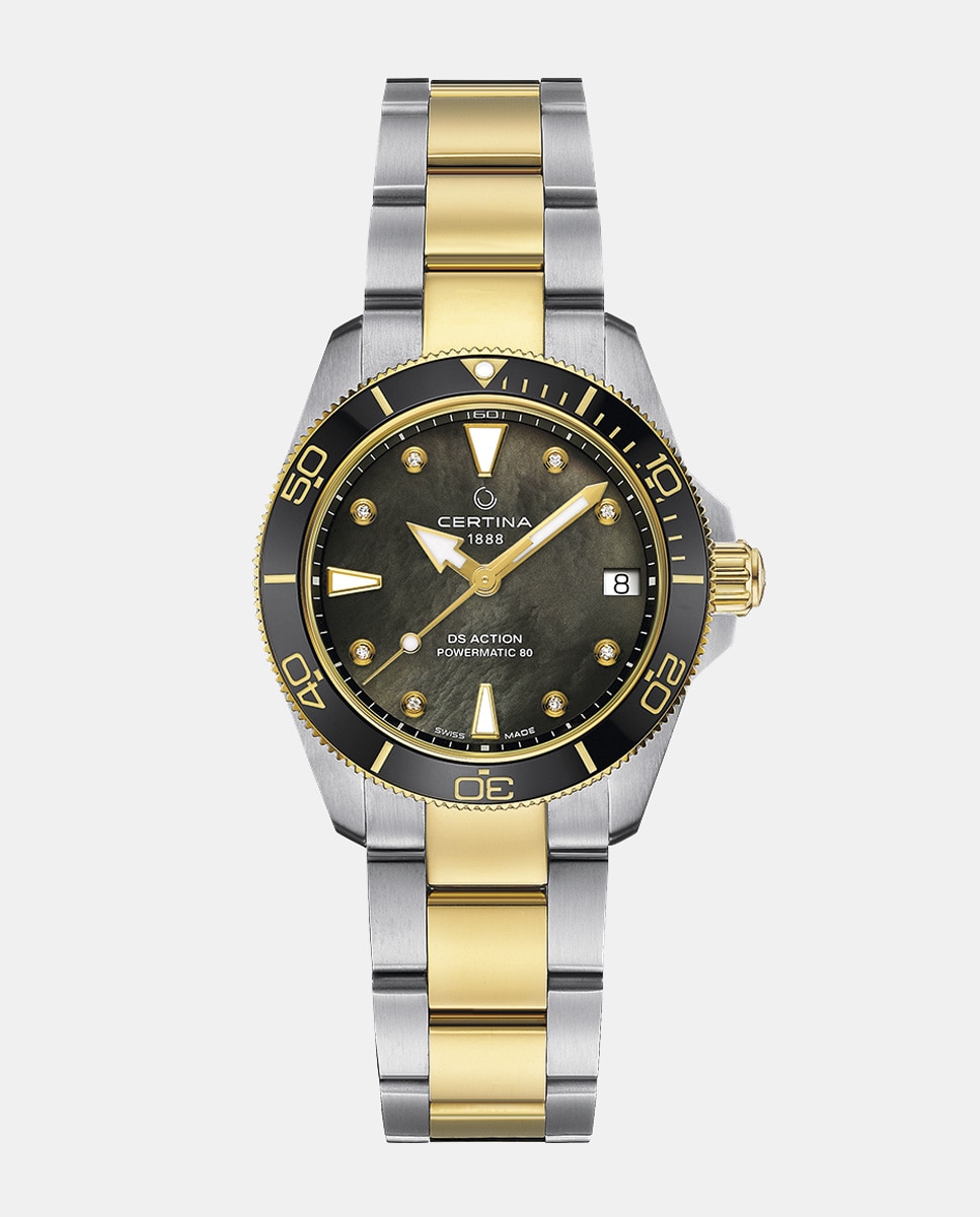 Reloj de mujr DS Action Diver C0320072212600 automático de acero - Certina - Negro Negro-1