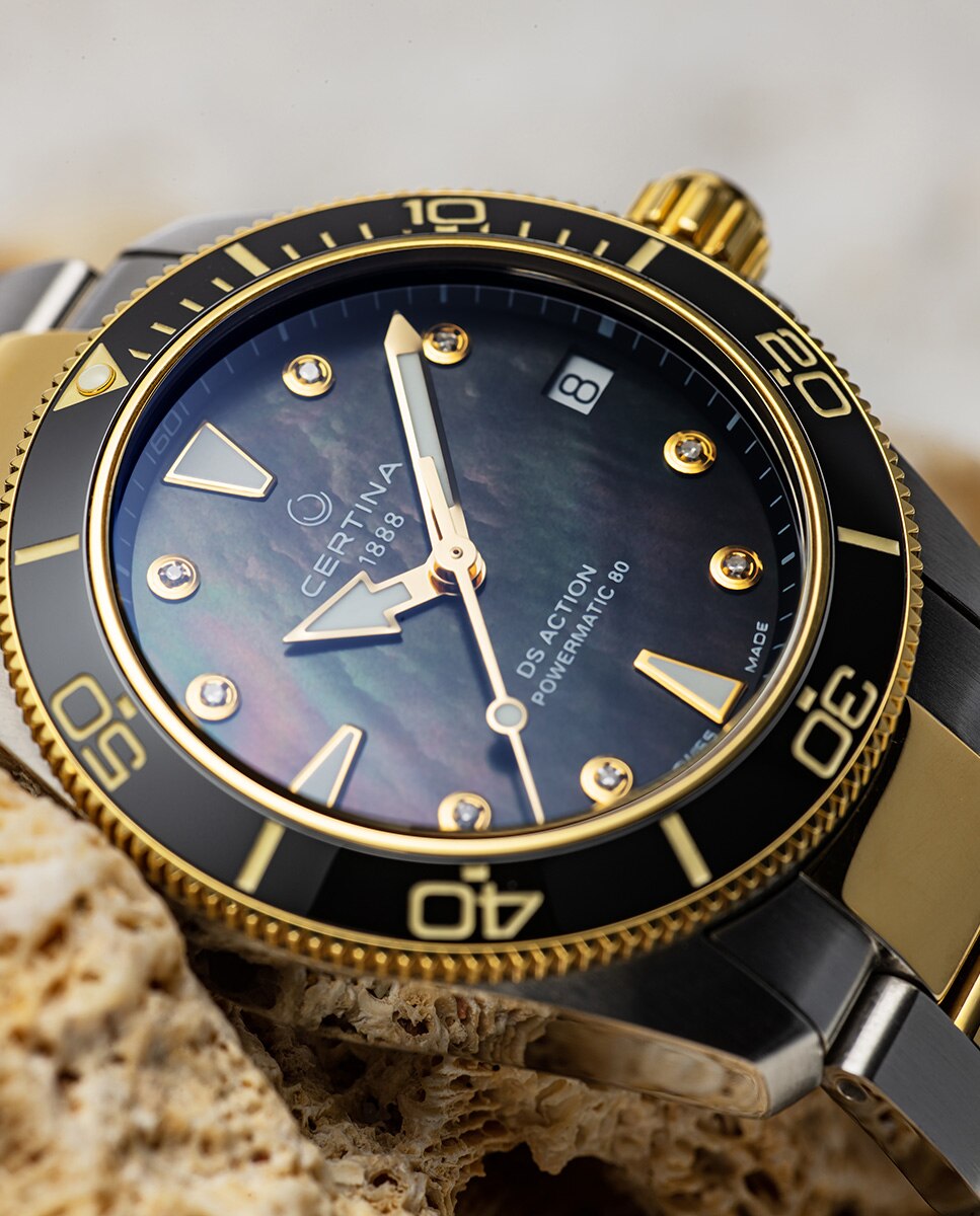 Reloj de mujr DS Action Diver C0320072212600 automático de acero - Certina - Negro Negro-6