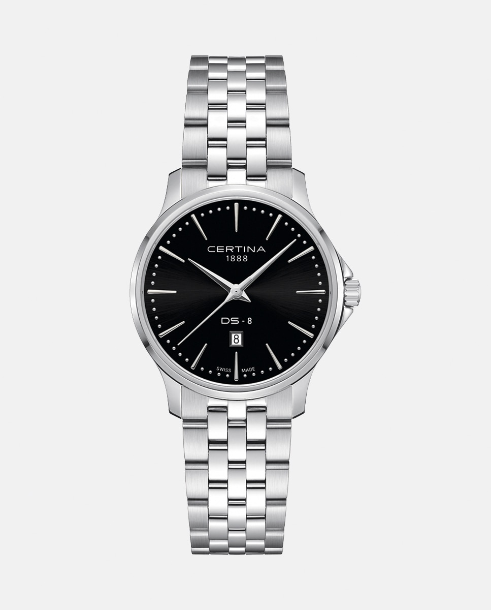 Reloj de mujer DS8 C0450101105100 de acero gris - Certina - Negro Negro-1