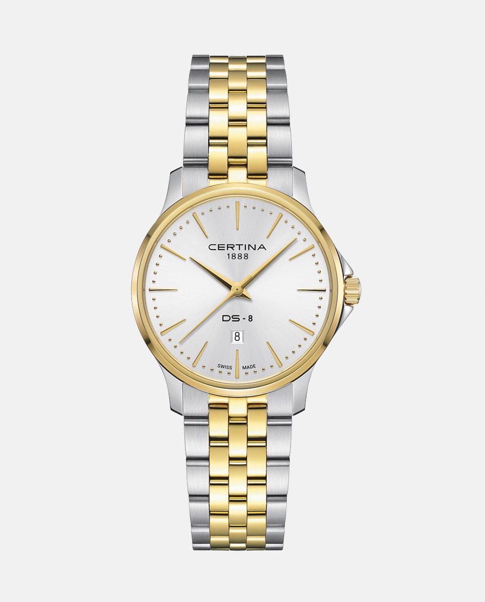 Reloj de mujer DS( C0450102203100 de acero gris - Certina - Blanco Blanco-1