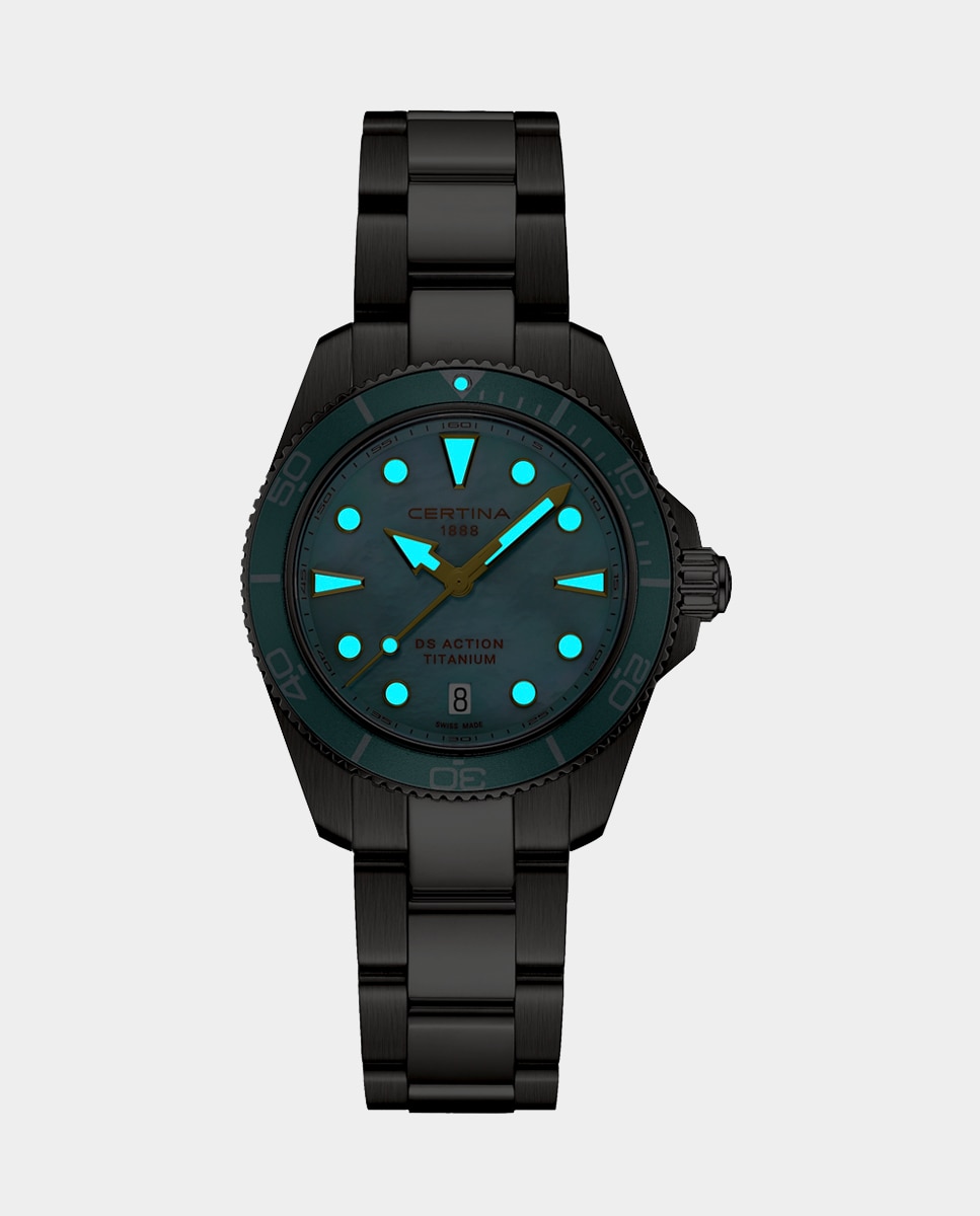 Reloj de mujer DS Action C0482104413100 de titanio - Certina - Azul Azul-5