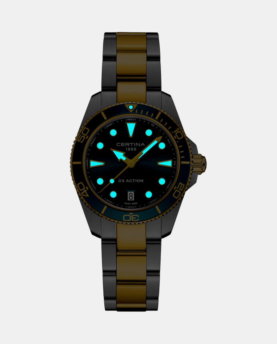 Reloj de mujer DS Action Lady C0482102209100 de acero - Certina - Verde Verde-5
