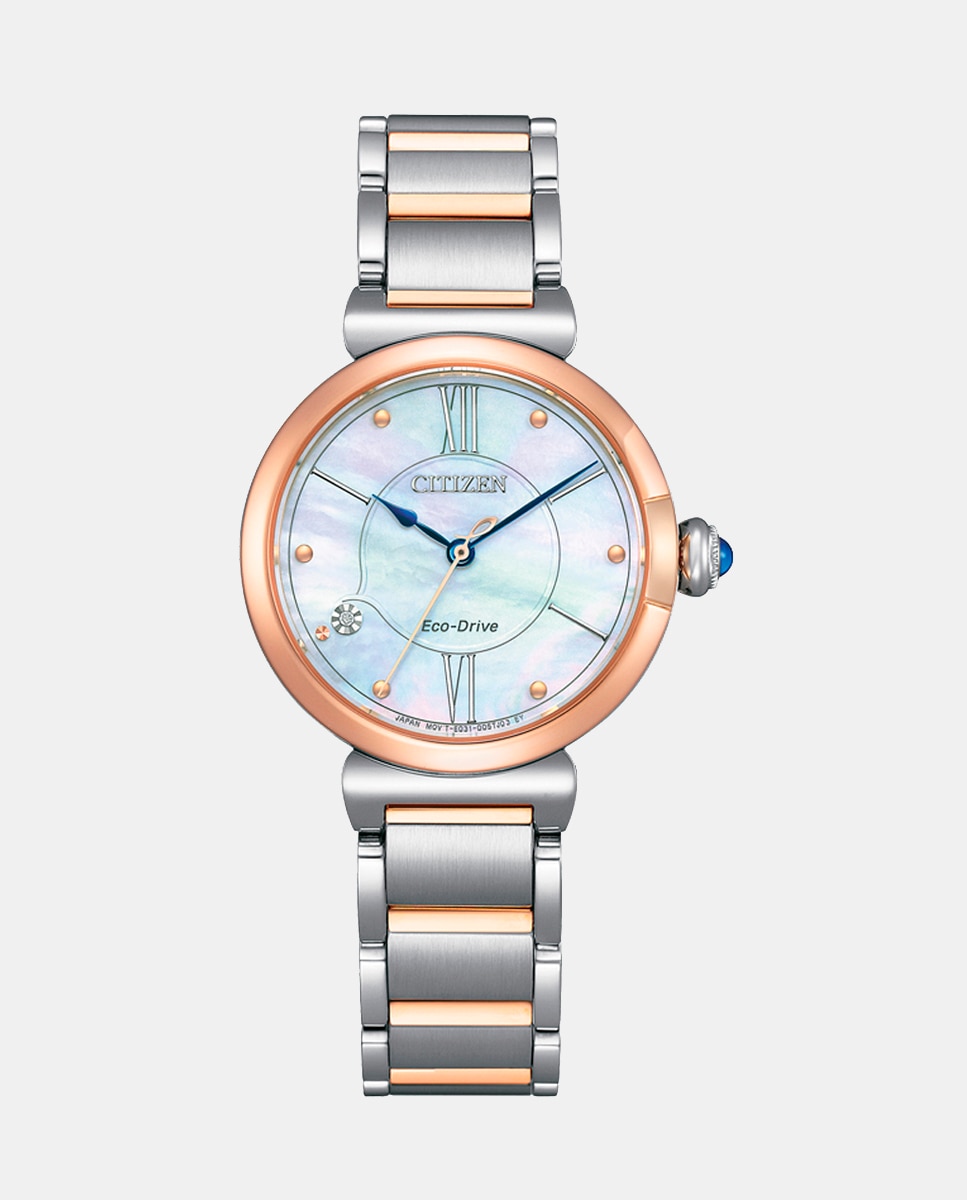 Imagen 0 de Reloj de mujer Lady EM1074-82D de acero bicolor Plata
