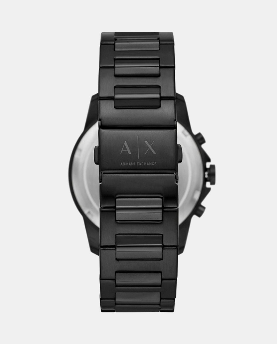 Conjunto de Relógio e Pulseira AX7163SET de Aço - Preto Preto-2