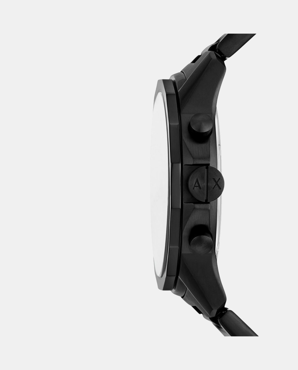 Conjunto de Relógio e Pulseira AX7163SET de Aço - Preto Preto-3