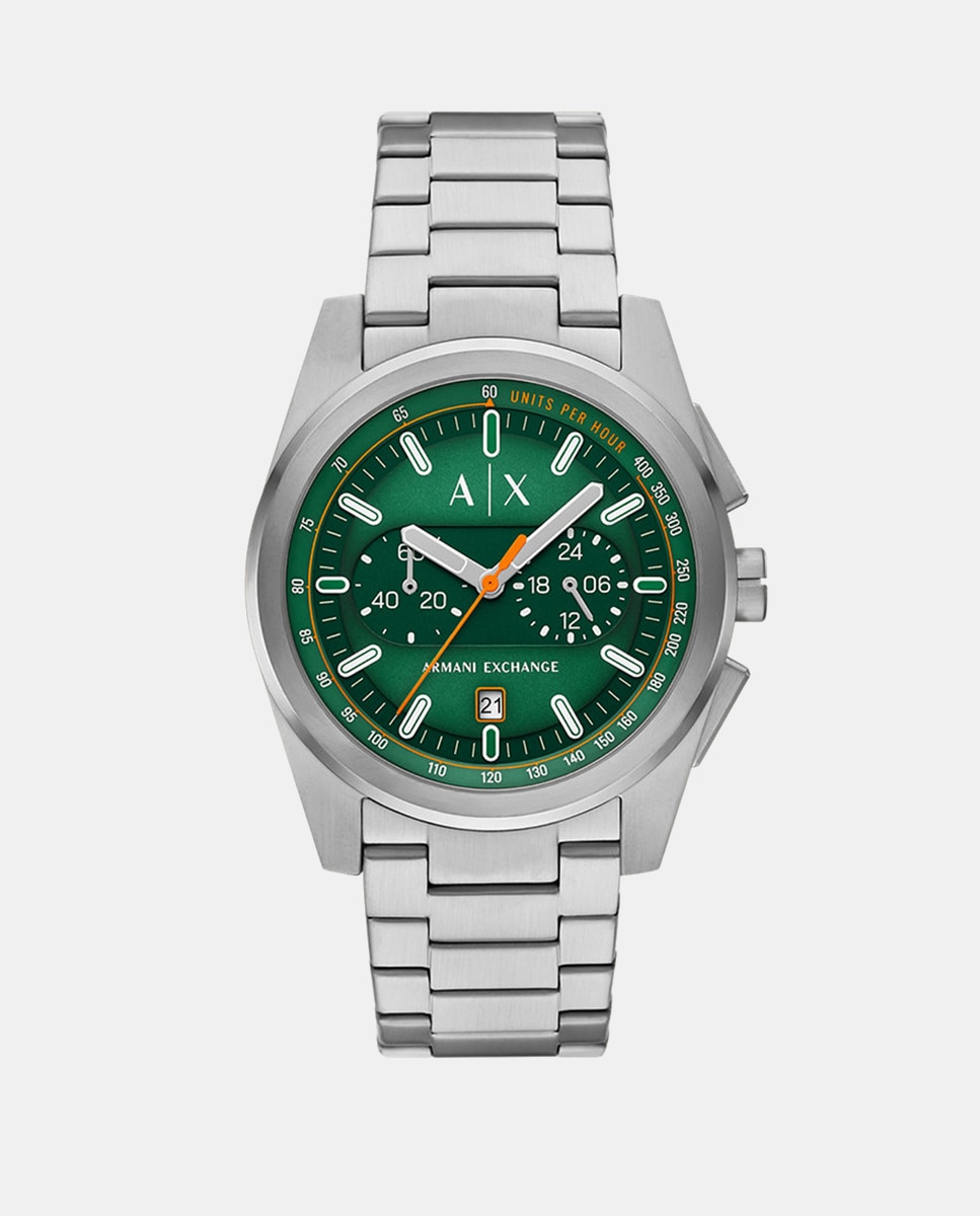 Relógio AX2862 Cronógrafo de Aço Verde-1