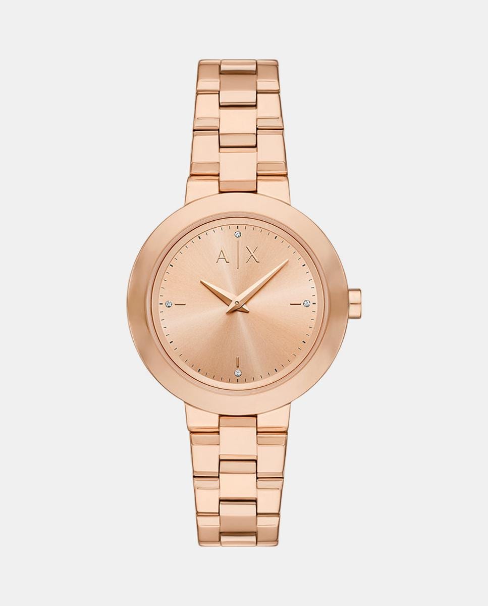 Reloj de mujer AX5177 de acero rosa · Armani Exchange · El Corte