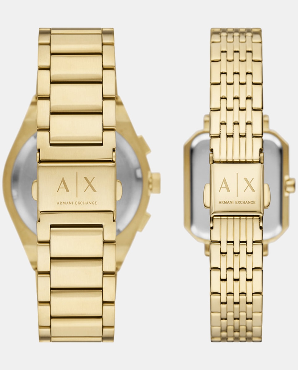 Relógio AX7171SET de Aço - Dourado Dourado-2