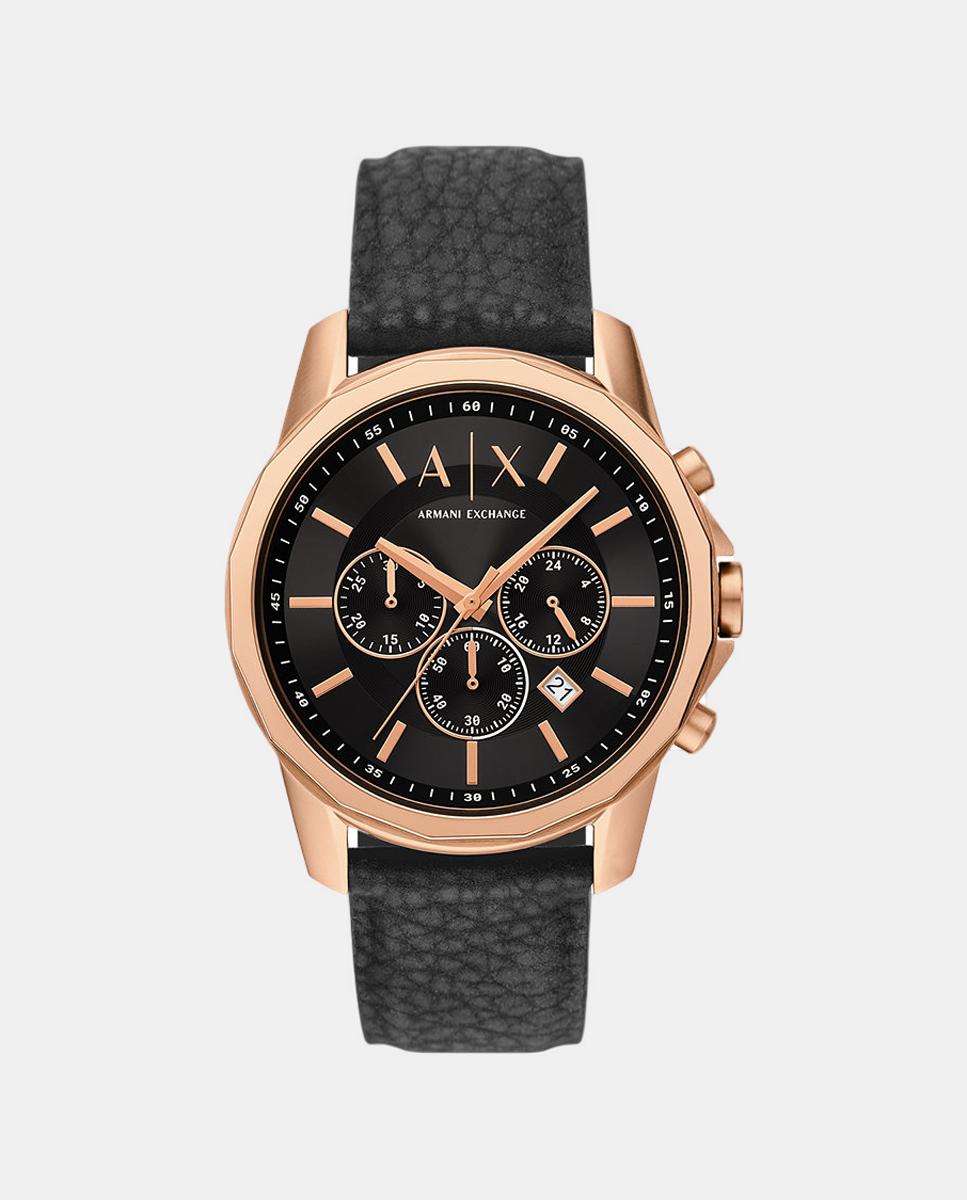 Imagen 0 de Reloj de hombre Exchange AX1769 de silicona negro Negro