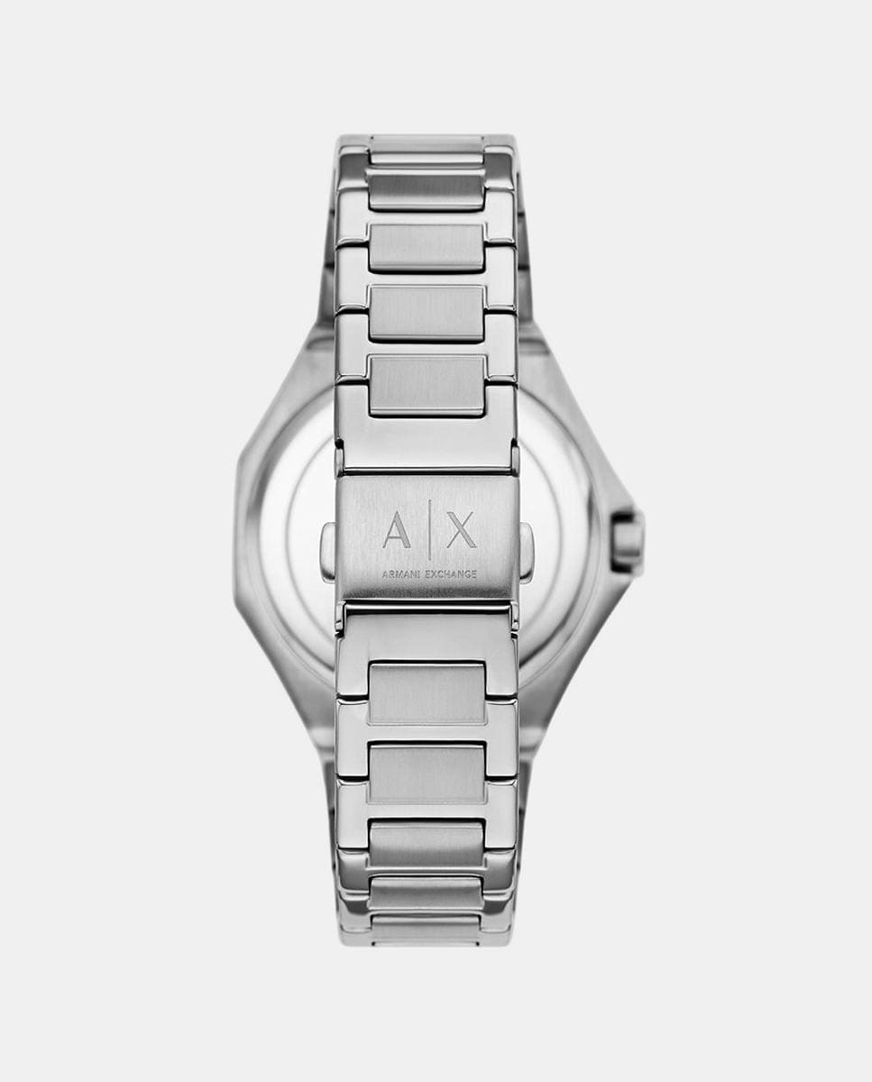 Reloj de mujer Exchange AX4622 de acero plateado Plateado-2