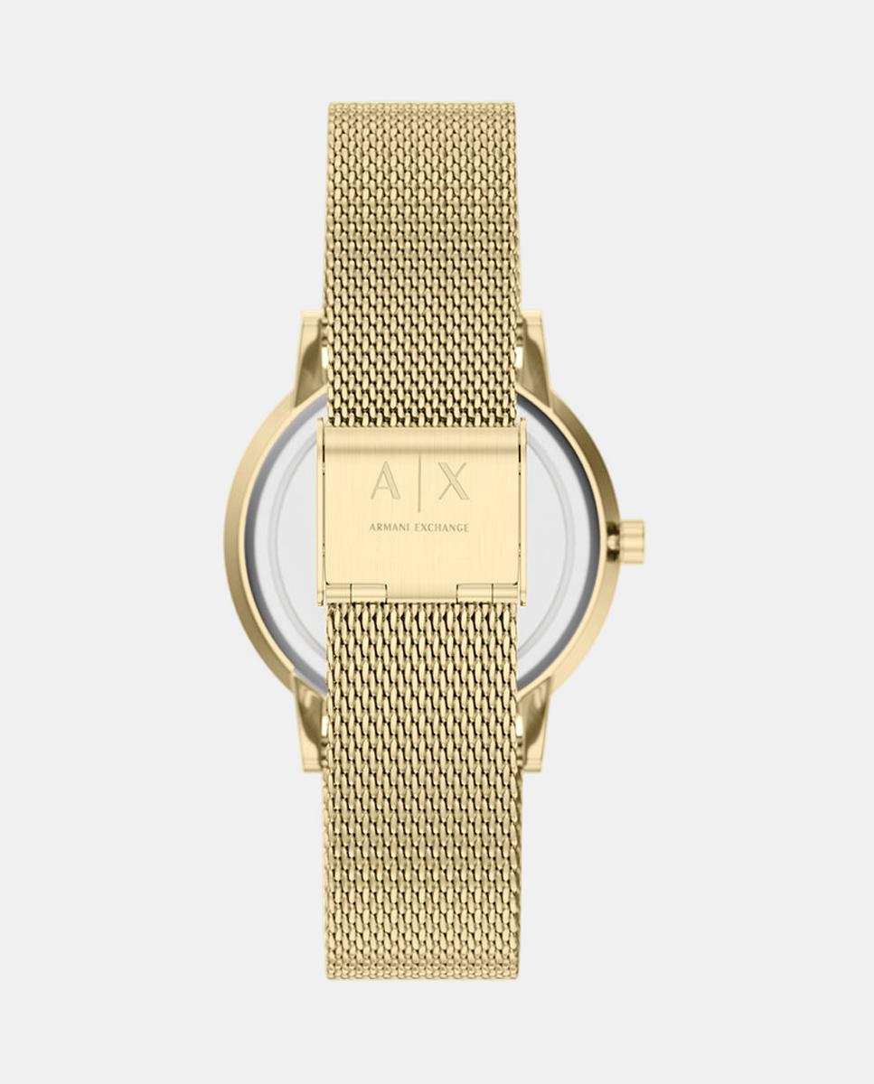 Relógio em aço dourado AX5619 Rosa-2
