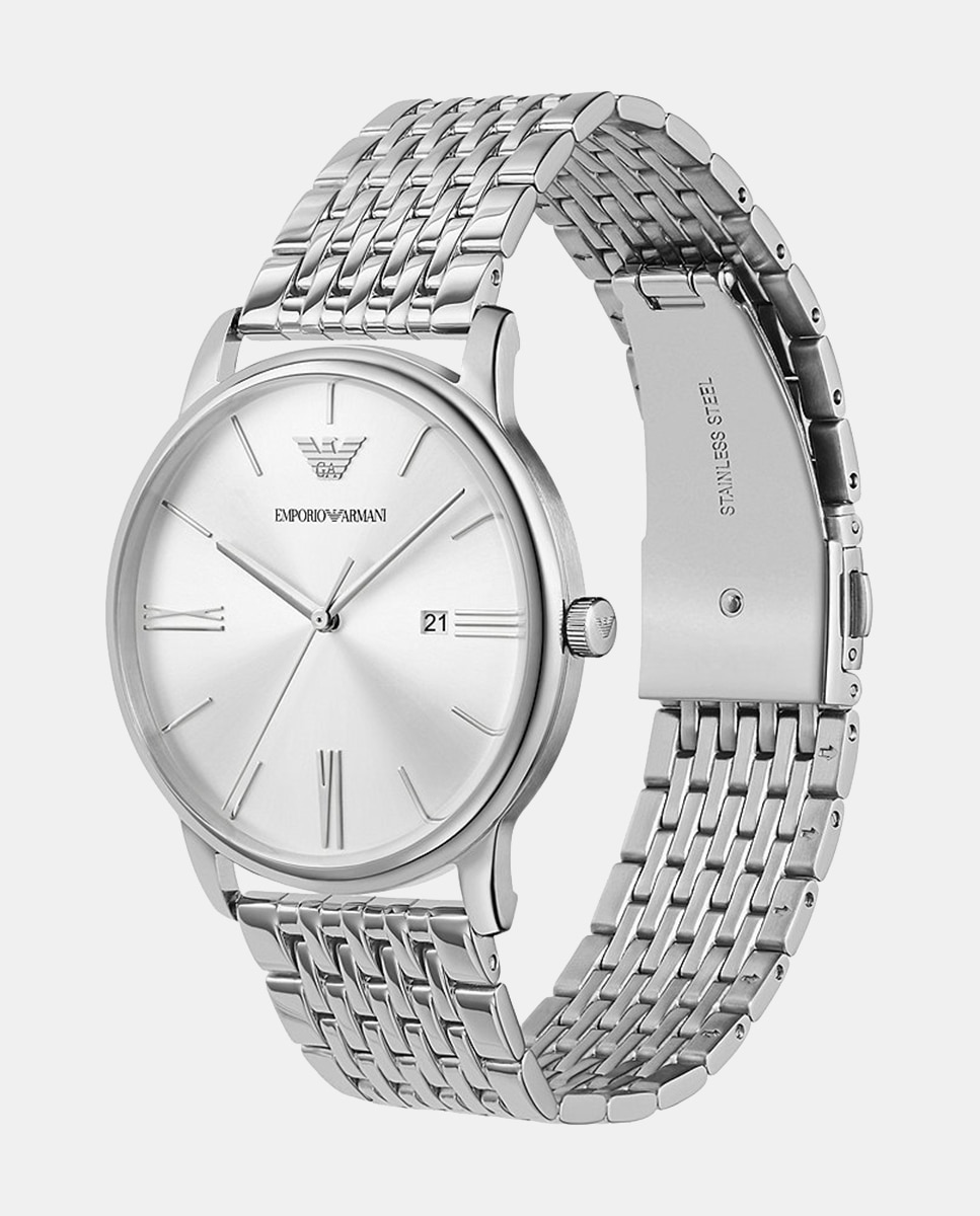 Relógio AR11599 de Aço Branco-4