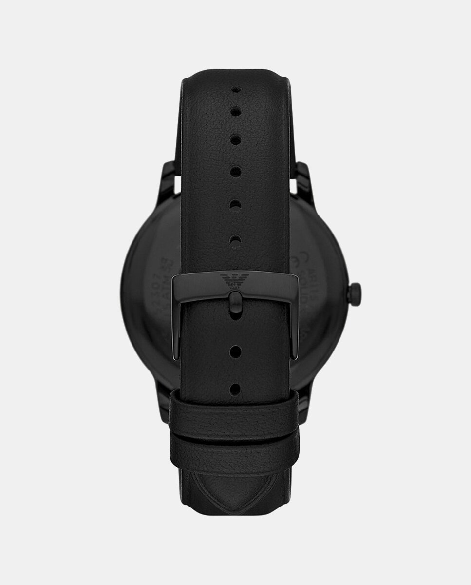 Relógio AR11573 em Pele Sustentável - Preto Preto-2