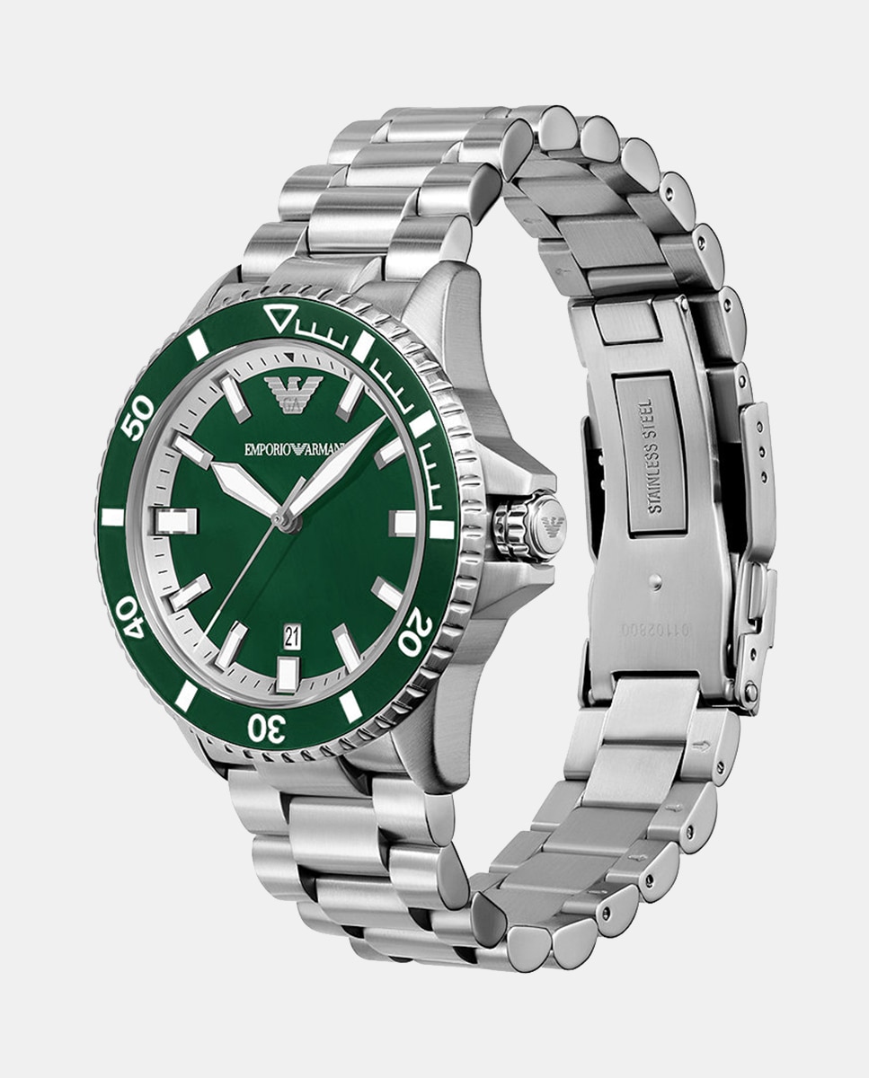 Relógio AR60080 Automático de Aço Verde-5