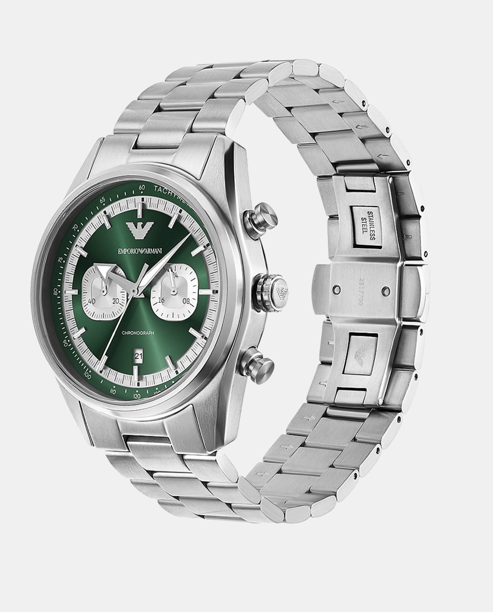 Relógio AR11637 Cronógrafo de Aço Verde-4