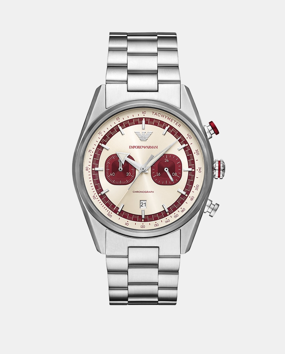 Imagem 0 de Relógio AR11645 de Aço com Cronófago