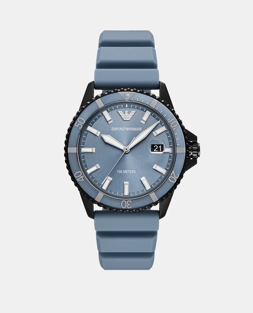 Imagen 0 de Reloj de hombre World Explorer AR11685 de silicona azul