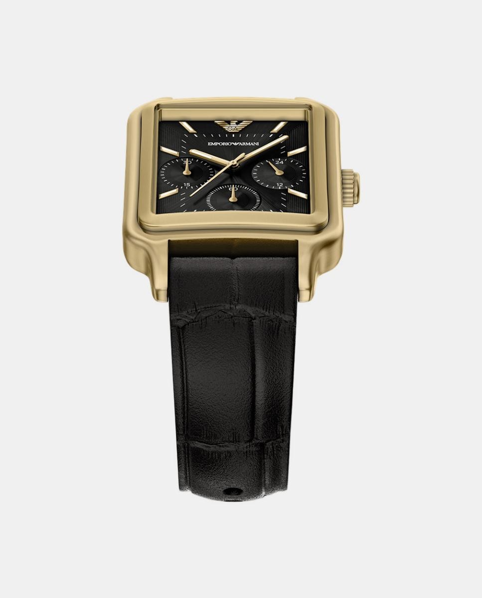 Relógio Diego AR11753 couro preto Preto-4