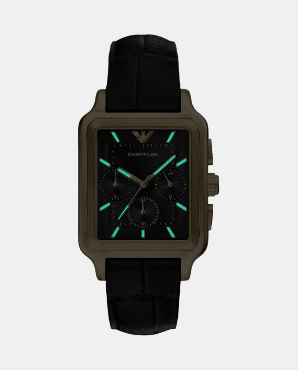 Relógio Diego AR11753 couro preto Preto-6