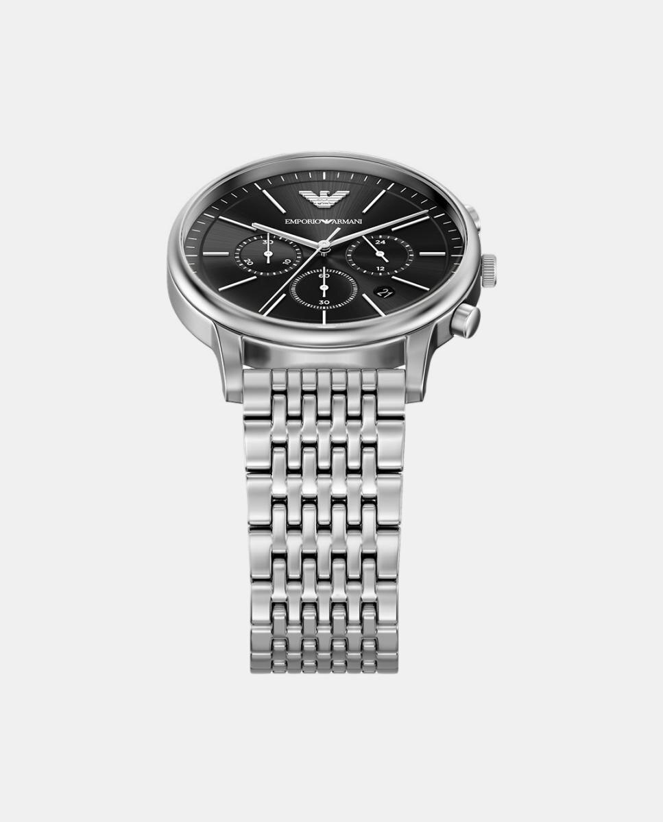 Relógio cronógrafo Minimalist AR11772 aço Preto-4