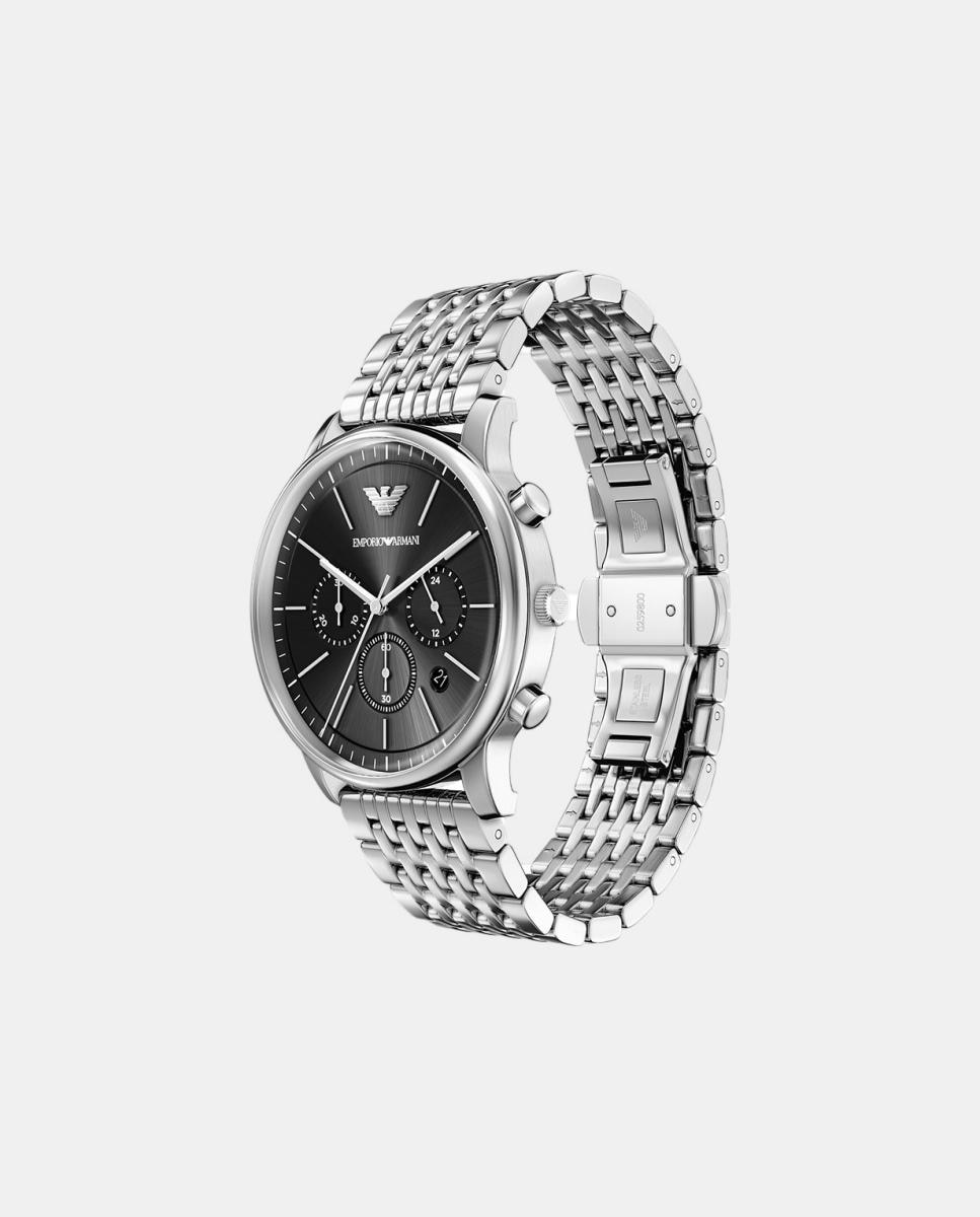 Relógio cronógrafo Minimalist AR11772 aço Preto-6