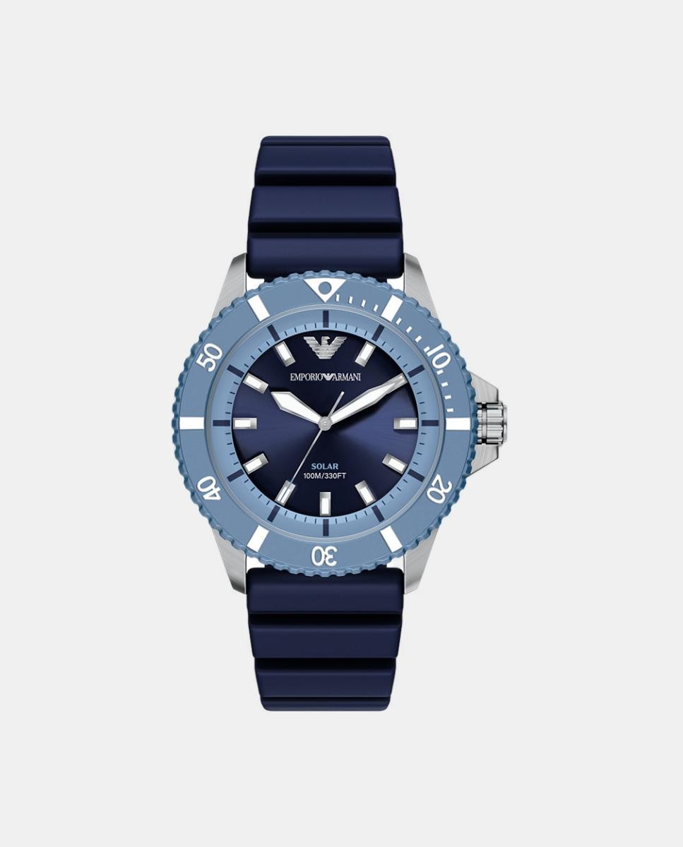 Imagem 0 de Relógio World Explorer AR11785 silicone azul