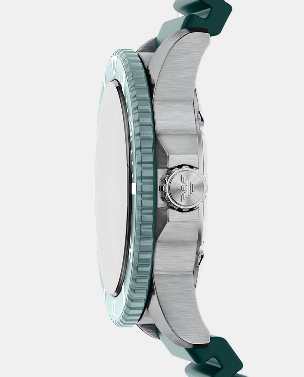 Relógio World Explorer AR11786 silicone verde Verde-3