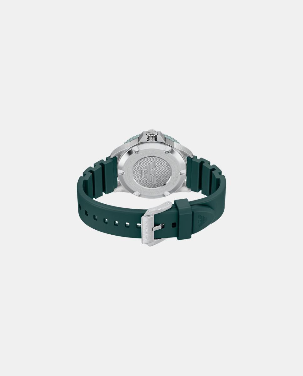 Relógio World Explorer AR11786 silicone verde Verde-5