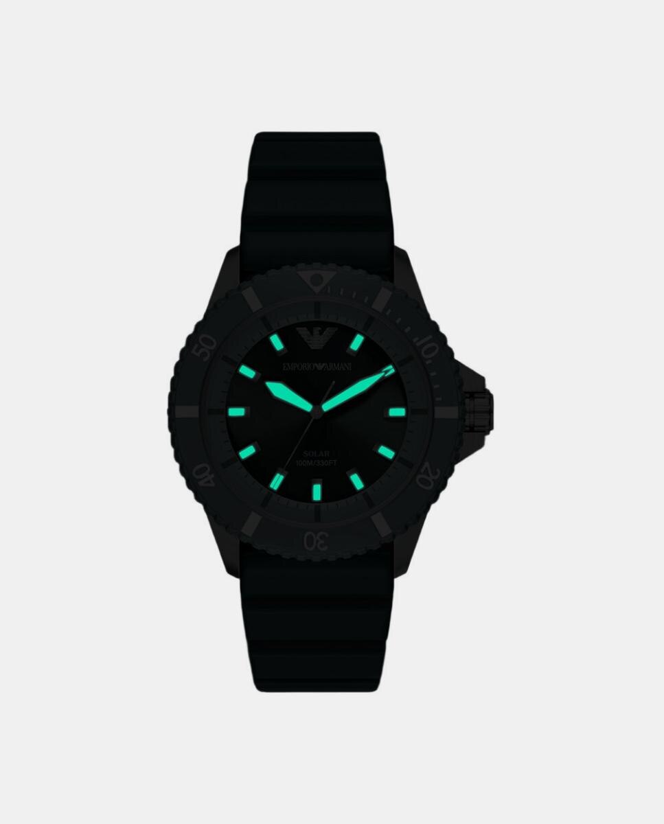 Relógio World Explorer AR11786 silicone verde Verde-6