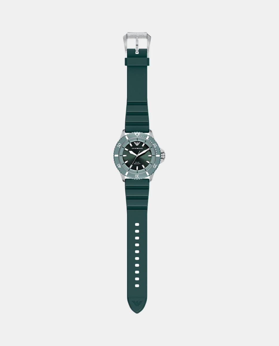 Relógio World Explorer AR11786 silicone verde Verde-8