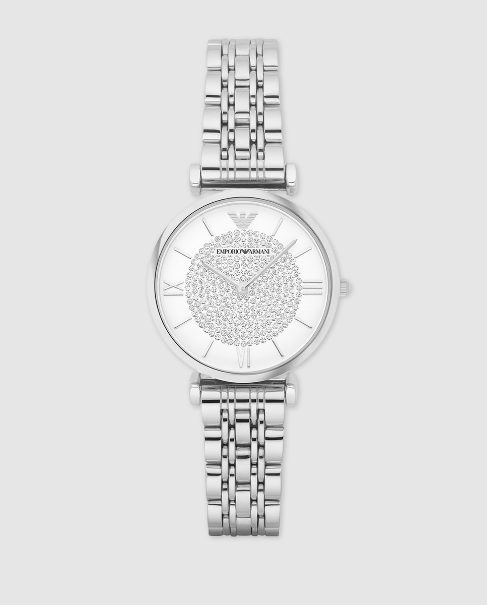 Relógio AR1925 de Aço Branco-1