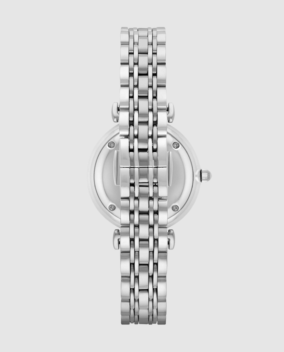 Relógio AR1925 de Aço Branco-3