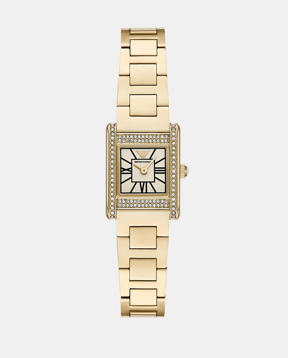 Relógio AR11663 de Aço Inoxidável - Dourado Branco-1