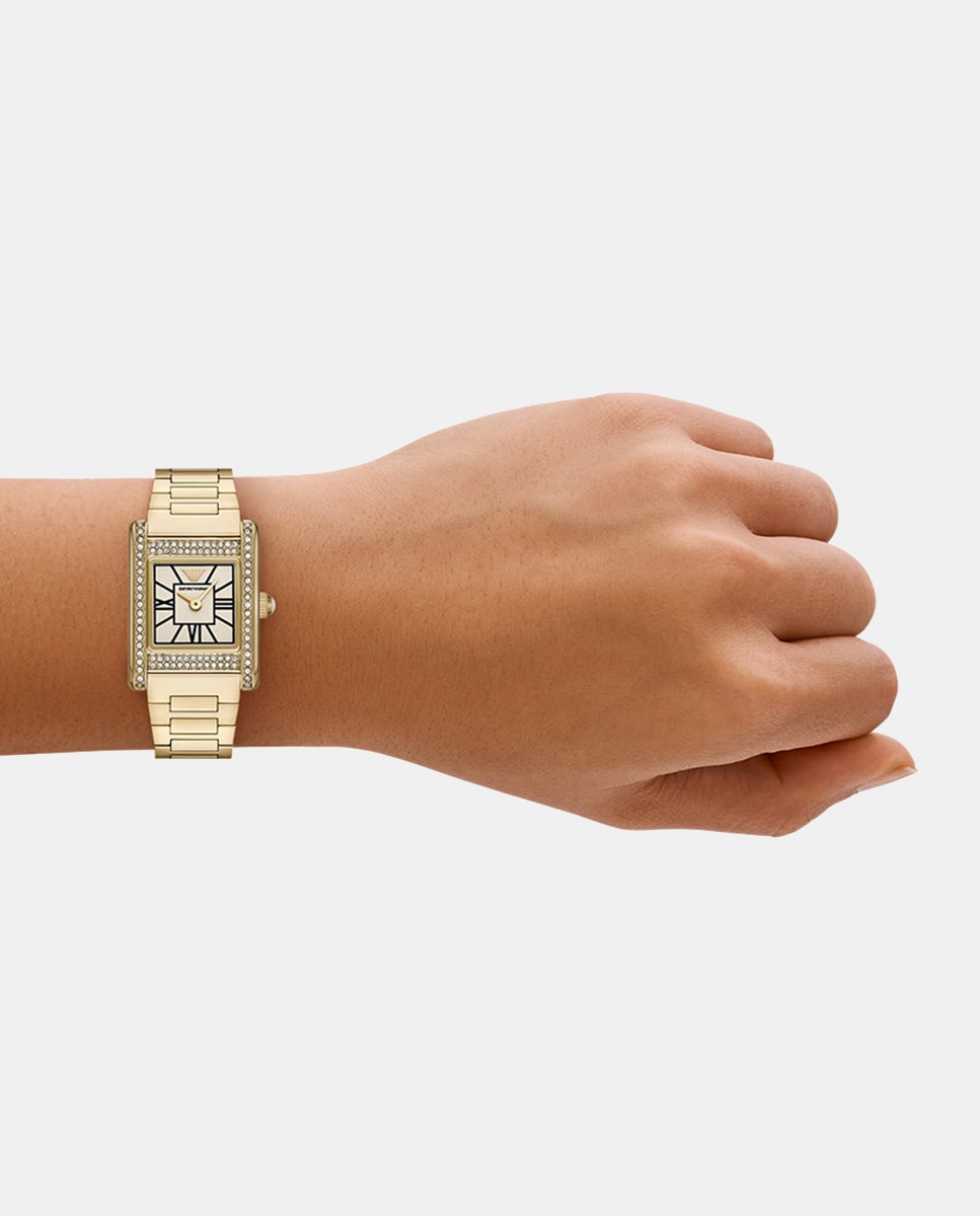 Relógio AR11663 de Aço Inoxidável - Dourado Branco-6