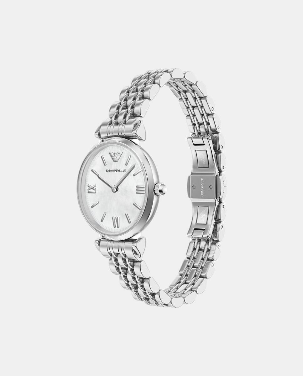 Relógio Gianni T-Bar AR11768 em aço Branco-6