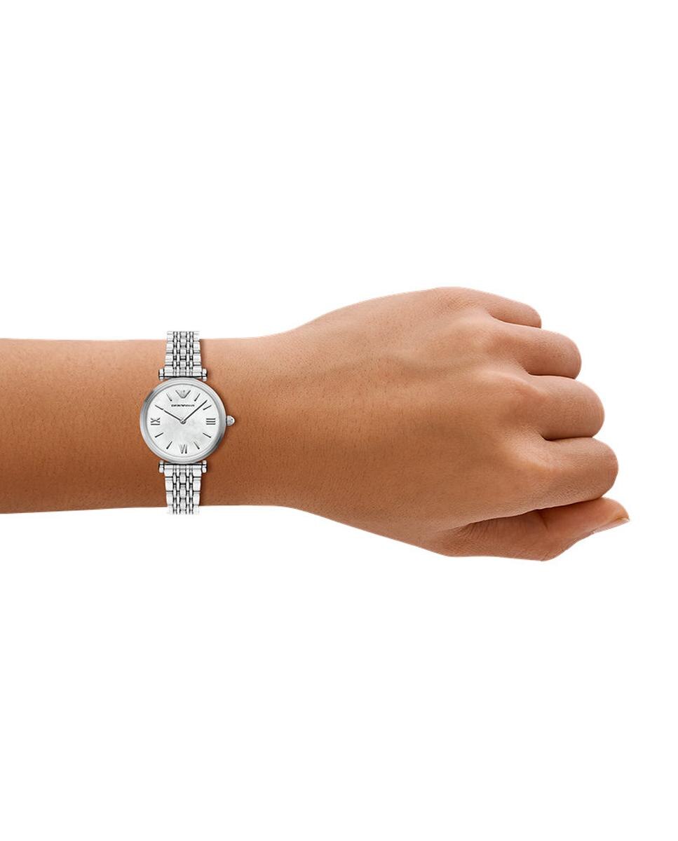Relógio Gianni T-Bar AR11768 em aço Branco-7