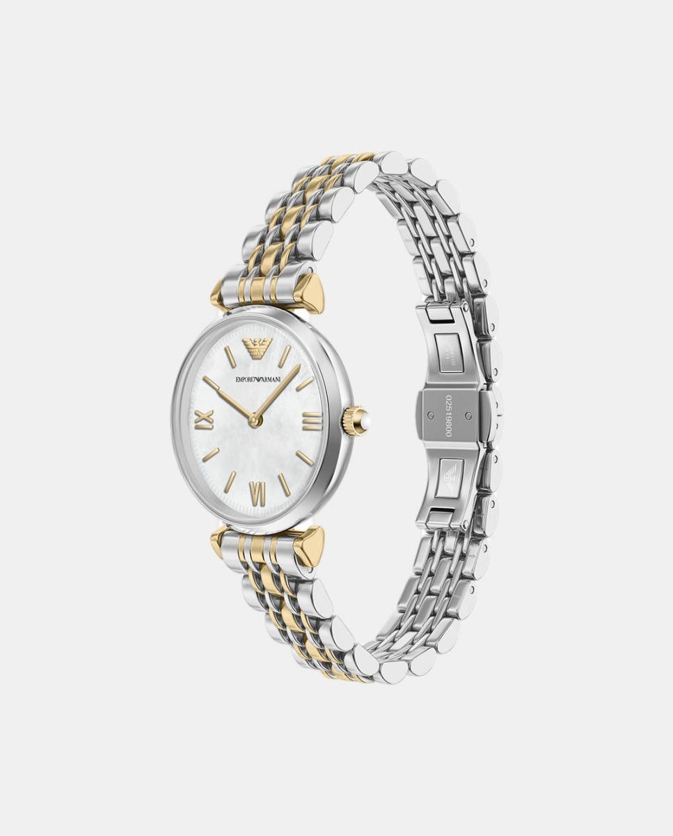 Relógio Gianni T-Bar AR11769 em aço multicolorido Branco-6