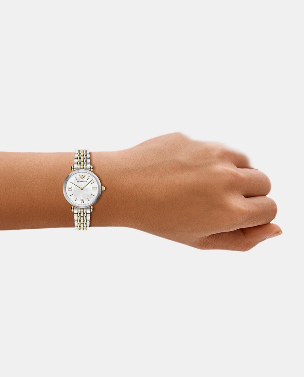 Relógio Gianni T-Bar AR11769 em aço multicolorido Branco-7