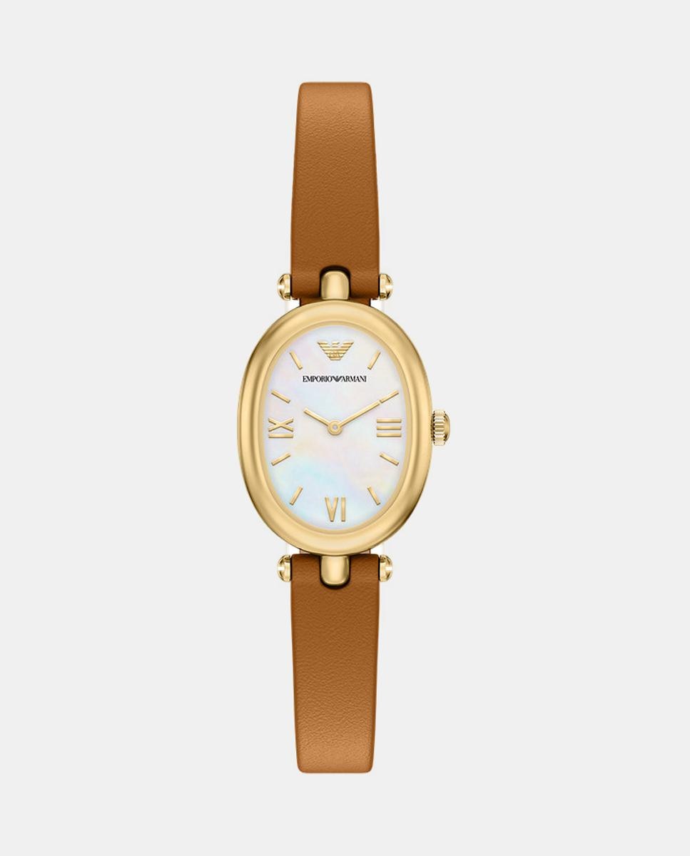 Imagem 0 de Relógio Sinfonía AR11780 em pele castanha