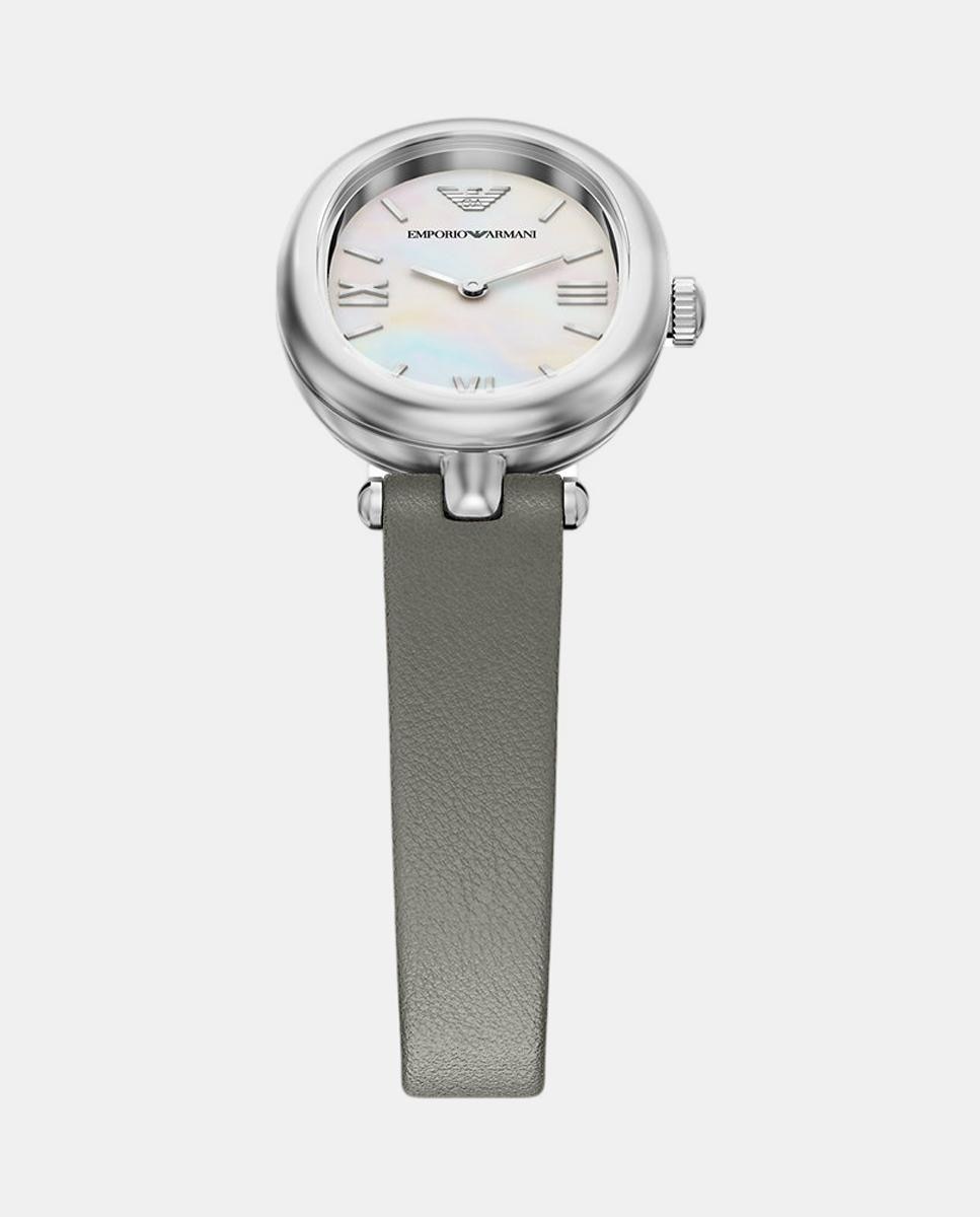 Relógio AR11779 Mythlan em Pele - Cinzento Branco-4