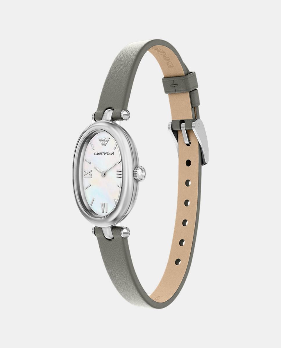 Relógio AR11779 Mythlan em Pele - Cinzento Branco-6